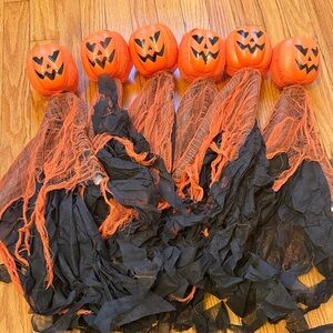 Halloween Hanging Pumpkins Set